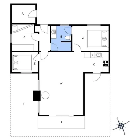 Vakantiehuis Bv175-oksbol-klitrosevej-6 Oksbøl